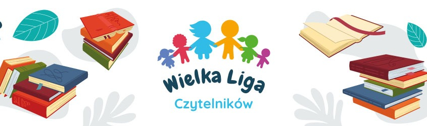Logo konkursu Wielka Liga Czytelników.
